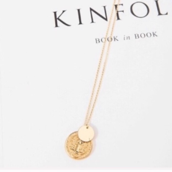 Delicate Coin Pendant Necklace - Picture 4 of 7